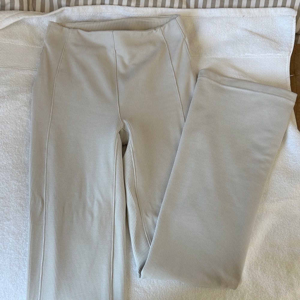 Lululemon ribbed flare pants